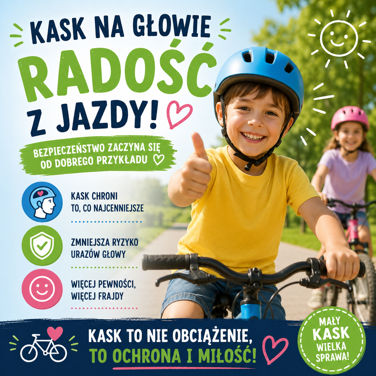 Namaluj wymarzony kask rowerowy i wygraj prawdziwy!